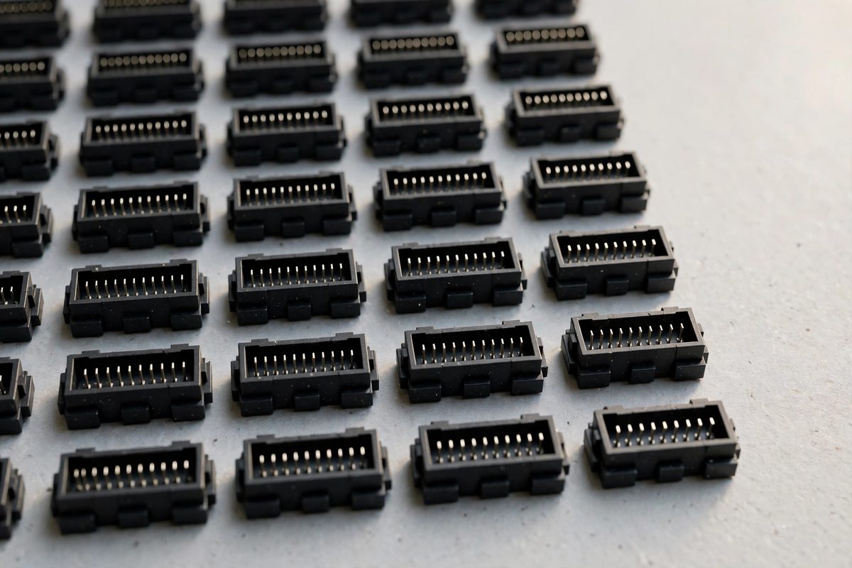 Precision electronic connectors