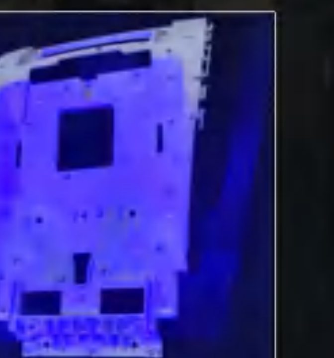 Blue-light dimensional scan
